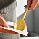 Axyaa Silicone Spoon Set - 4 Pack Non-Slip, Reusable, Portable, Dishwasher Safe