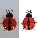 Solar Ladybug Hanging Light for Front Porch & Backyard Decor by Axyaa