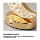 Axyaa Crystal Moon Lamp: Dimmable USB Night Light for Girls Room