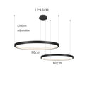Axyaa Circular Pendant Light: Italian Living Room, Nordic Restaurant Style