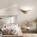 Axyaa Yellow Cave Stone Semicircle Wall Lamp for Modern Japanese Decor