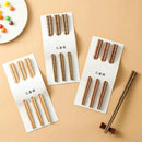 Axyaa Kids Wooden Chopsticks Set for Children 3-6 Years Old