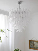 Axyaa Cloud Glass French Retro Chandelier for Elegant Spaces