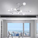 Axyaa Dining Room Chandelier Pendant Lights Ceiling Lamps - Elegant Salon Indoor Lighting Fixtures