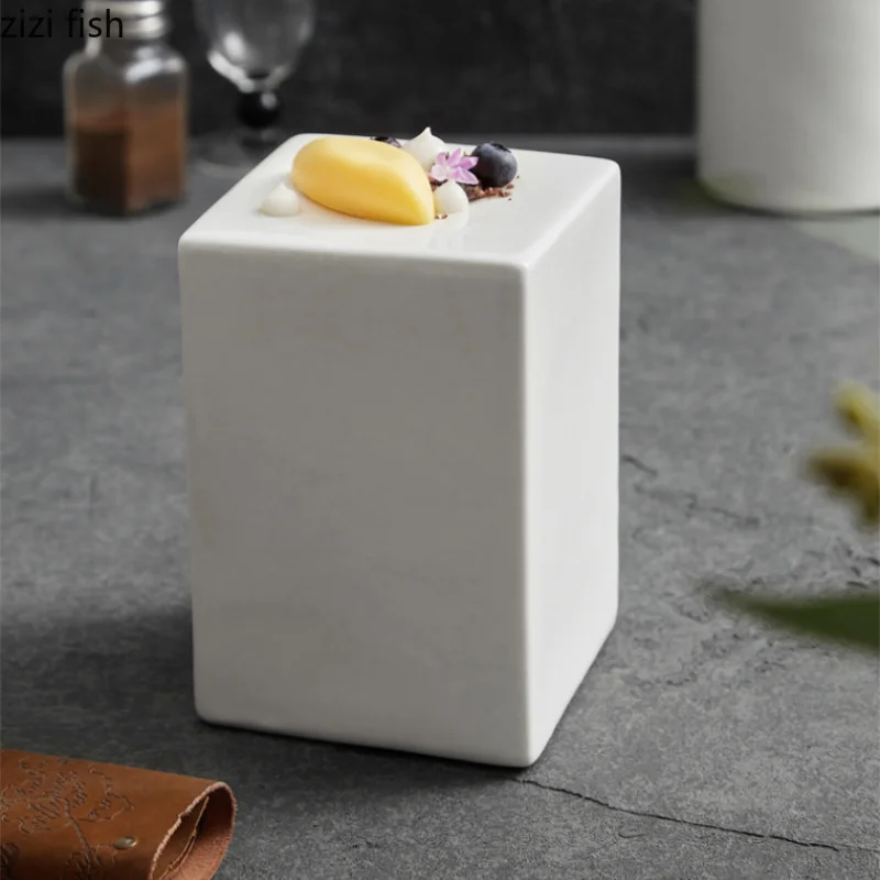 Axya White Ceramic High Foot Plate Stand Collection