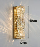 Axyaa Luxury Crystal Wall Lamp for Bedroom Living Room and Bedside