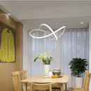 Axyaa Circle Pendant Chandelier for Dining Living Room