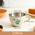 Axyaa Double Wall Stainless Steel 170ml Kids Water Cup