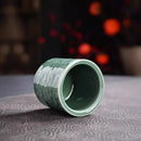 Axyaa Lotus Celadon Tea Cups: Large Ceramic Master Single Cup, Simple & Elegant Cloud Pattern