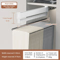 Axyaa Aluminum Sliding Pants Rack - Wall-mounted Wardrobe Organizer & Drying Holder