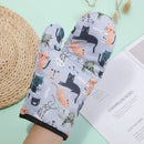 Axyaa Heat-resistant Oven Mitts - 2 Pack Kitchen Baking Gloves