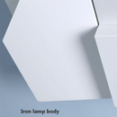 Axyaa Nordic White LED Wall Lamp Modern Simple Design for Living Room, Bedroom, and Aisle