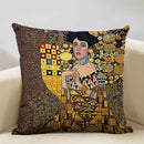 Axyaa New Mexico Painter Self Portrait Cushion Cover - Decor Pillowcase for Home Office