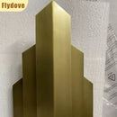 Axyaa Copper Wall Lamp: High-End American LED Lighting for Living Room Décor