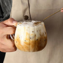 Axyaa Pumpkin Glass Cups - 400ml High Borosilicate Coffee Tea Drinkware