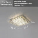 Axyaa Crystal Decorative Ceiling Light for Bedroom and Living Room