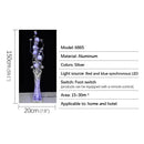 Axyaa Nordic Blue LED Floor Lamp for Stylish Living Spaces