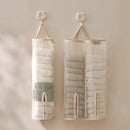 Axyaa Hanging Storage Bag: Clear Organizer for Underwear, Socks, and Clothing