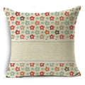 Axyaa Mandala Graffiti Cushion Cover 45x45cm Linen Pillow Case for Sofa Bed Decor