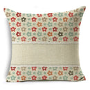 Axyaa Mandala Graffiti Cushion Cover 45x45cm Linen Pillow Case for Sofa Bed Decor