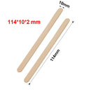 Axyaa Wooden Ice Cream Sticks 50/100pcs for DIY Crafts