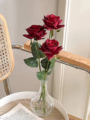 Axyaa Glass Vase Ornaments for Living Room Decor & Office Gift