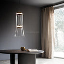Axyaa Minimalist Glass Pendant Light Chandelier for Home Decor