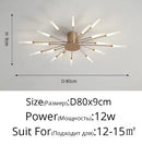 Axyaa Sunflower Chandelier LED Ceiling Light for Home Illumination