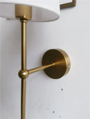 Axya Retro White Wall Lamp for Hotel Corridors and Bedrooms