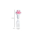 Axyaa Cartoon Cat Claw Handle Kids Tableware Set