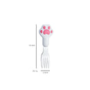 Axyaa Cartoon Cat Claw Handle Kids Tableware Set