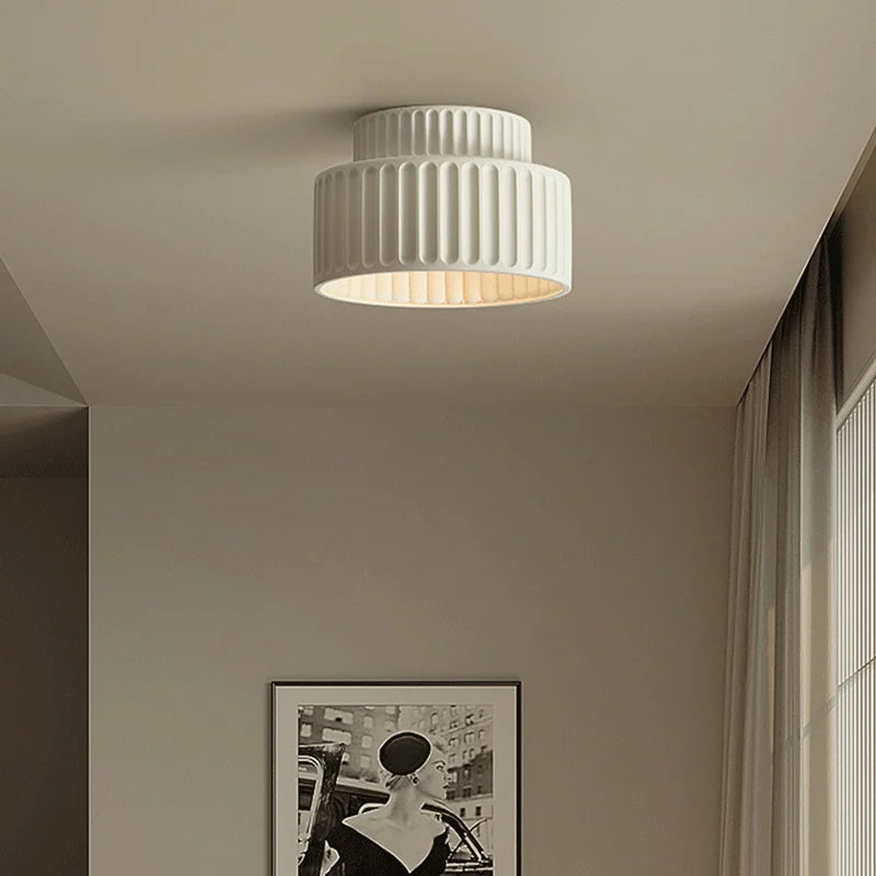 Nordic Cream LED Chandelier by Axyaa: Designer Premium Lighting