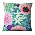 Axyaa Watercolor Flowers Painting Print Pillowcase 45x45cm Home Decor Pillows
