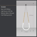 Axyaa LED Chandelier Pendant Light for Modern Art Restaurant Bar Counter.