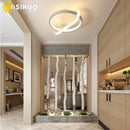 Axyaa LED Chandelier Indoor Ceiling Lamp White/Black Bedroom Living Room Lighting