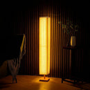 Axyaa Wood LED Floor Lamp for Cozy Home Atmosphere
