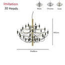 Axyaa Sarfatti 2097 Chandelier: High-End Decor for Living Room, Bedroom, and Kitchen
