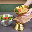 Axyaa Stainless Steel Double Layer Salad and Soup Bowl