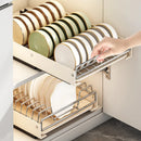 Stainless Steel Dish Rack Organizer for Bowls, Plates, and Storage - Axyaa