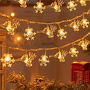 Christmas Snowflake Star Lights by Axyaa - Festive Wedding Garden Home Decor