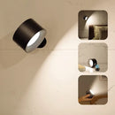 Axyaa Rechargeable Wall Lamp Remote Control 3 Color Temperatures Dimmable Rotation Bedroom Light