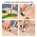 Axyaa Green Onion Slicer & Vegetable Cutter - Stainless Steel Kitchen Gadget