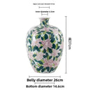 Axyaa Floral Ceramic Vases: European Style, High-End Feel, Hydroponic, Living Room Décor