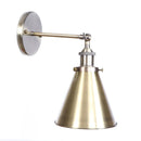 Axyaa Industrial Iron LED Wall Lamp Plug-In Stair Light Fixture