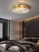 Axyaa Gold Pendant Lights - Glass Art Collection with Dimmable LED