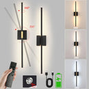 Axyaa Rotatable LED Wall Sconce with Remote Control and Touch Switch