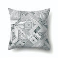 Axyaa Nordic Floral Print Cushion Cover - 45x45CM