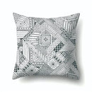 Axyaa Nordic Floral Print Cushion Cover - 45x45CM