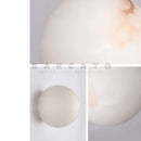 Axyaa Marble Wall Lamp: Elegant Nordic Designer LED Lighting for Home Decor