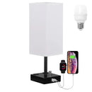 Axyaa LED Desk Lamp with USB Charge Ports, Dimmable Bedside Reading Light